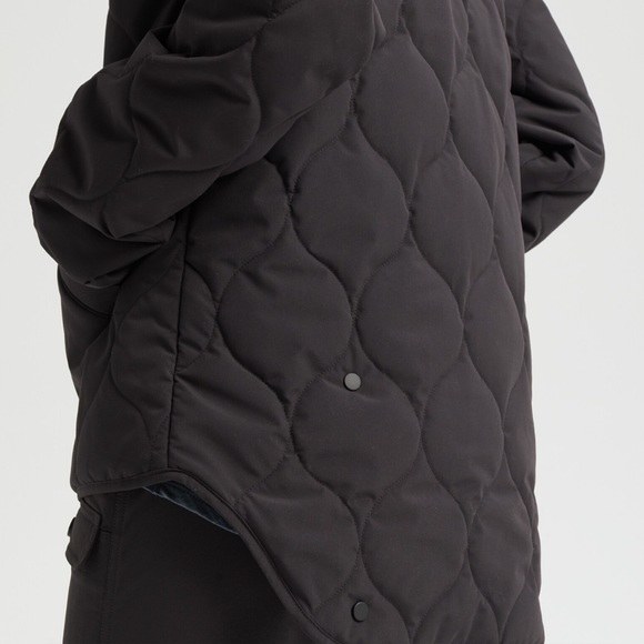 Burton grey Kiley insulator quilted jacket sz s small preloved - Picture 10 of 13
